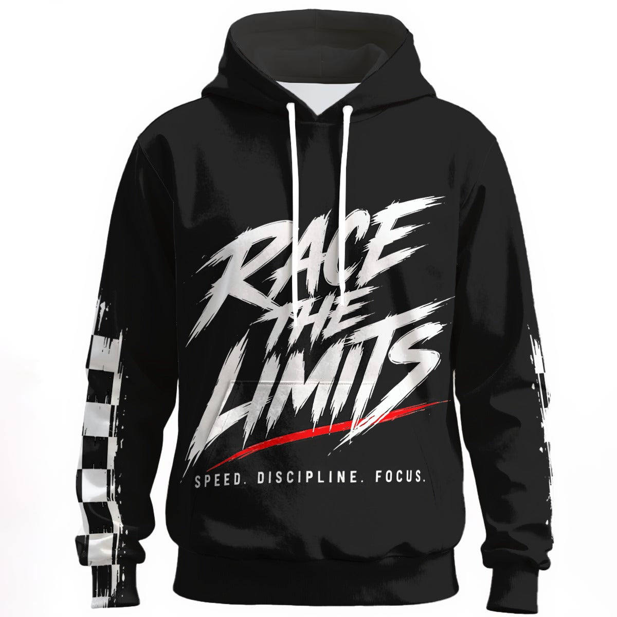 NM9 Executive Collection Hoodie | Race The Limits Checkered | Black