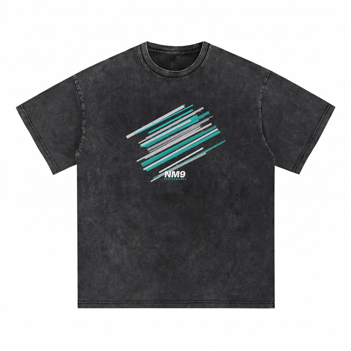 NM9 Ice Collection Heavyweight Tee | Ice Streak | Black