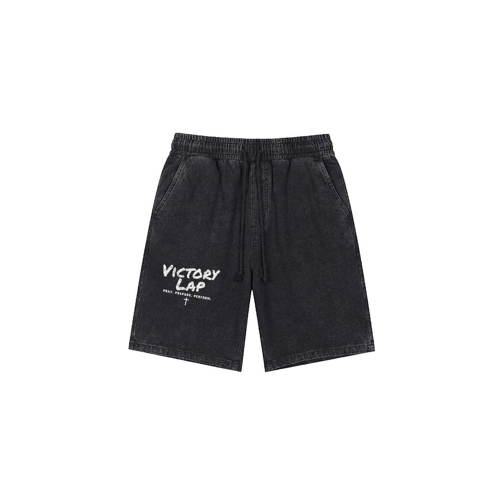 NM9 Performance Heavyweight Sweat Shorts | Victory Lap | Black
