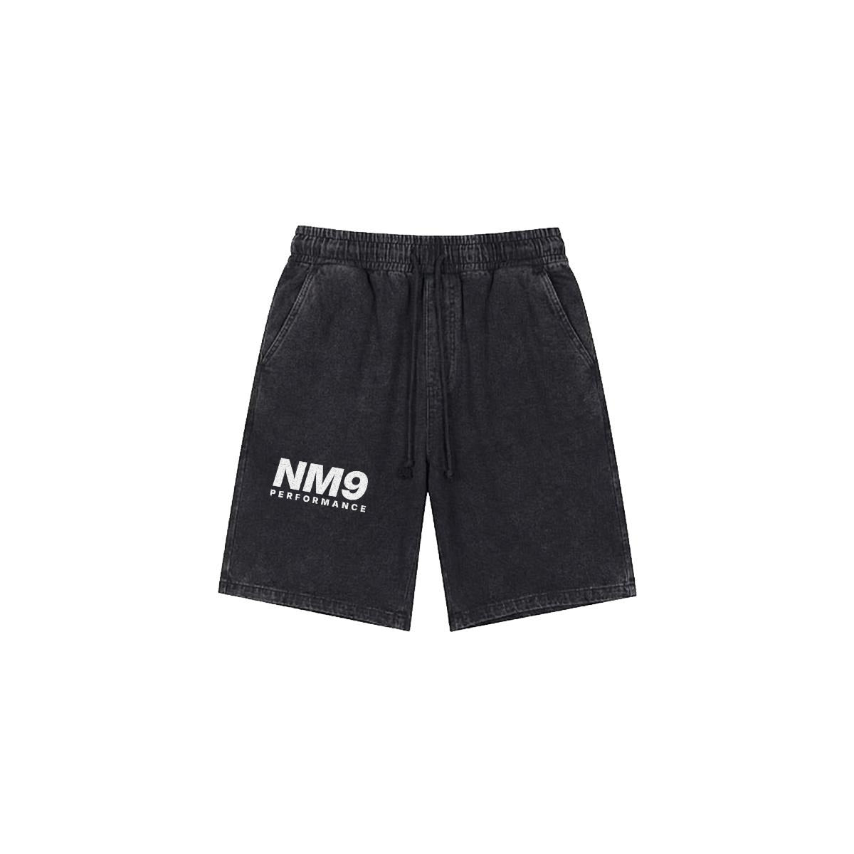 NM9 Performance Heavyweight Sweat Shorts | Signature | Black