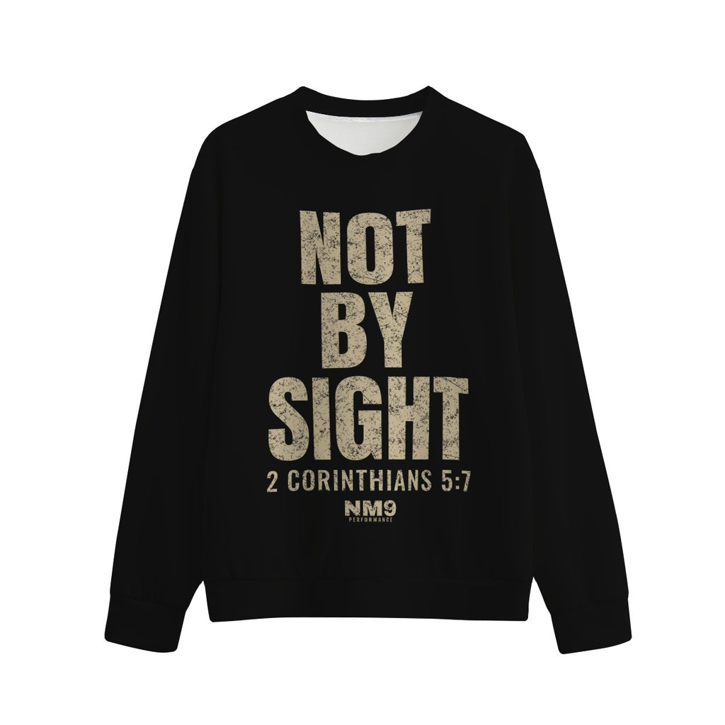 God's Plan Crewneck | NOT BY SIGHT | Black