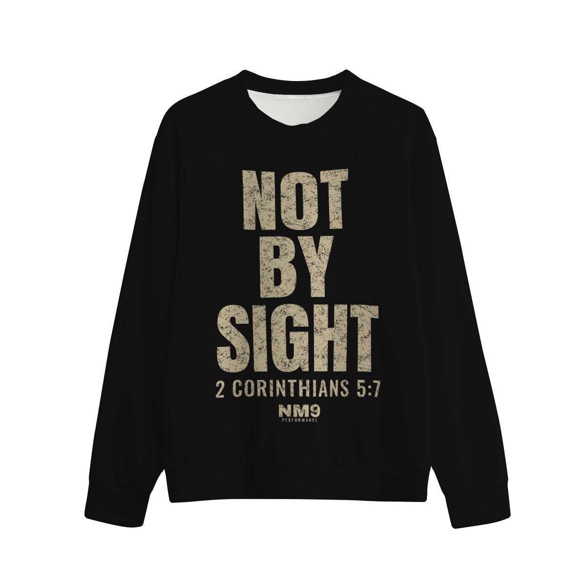 God's Plan Crewneck | NOT BY SIGHT | Black