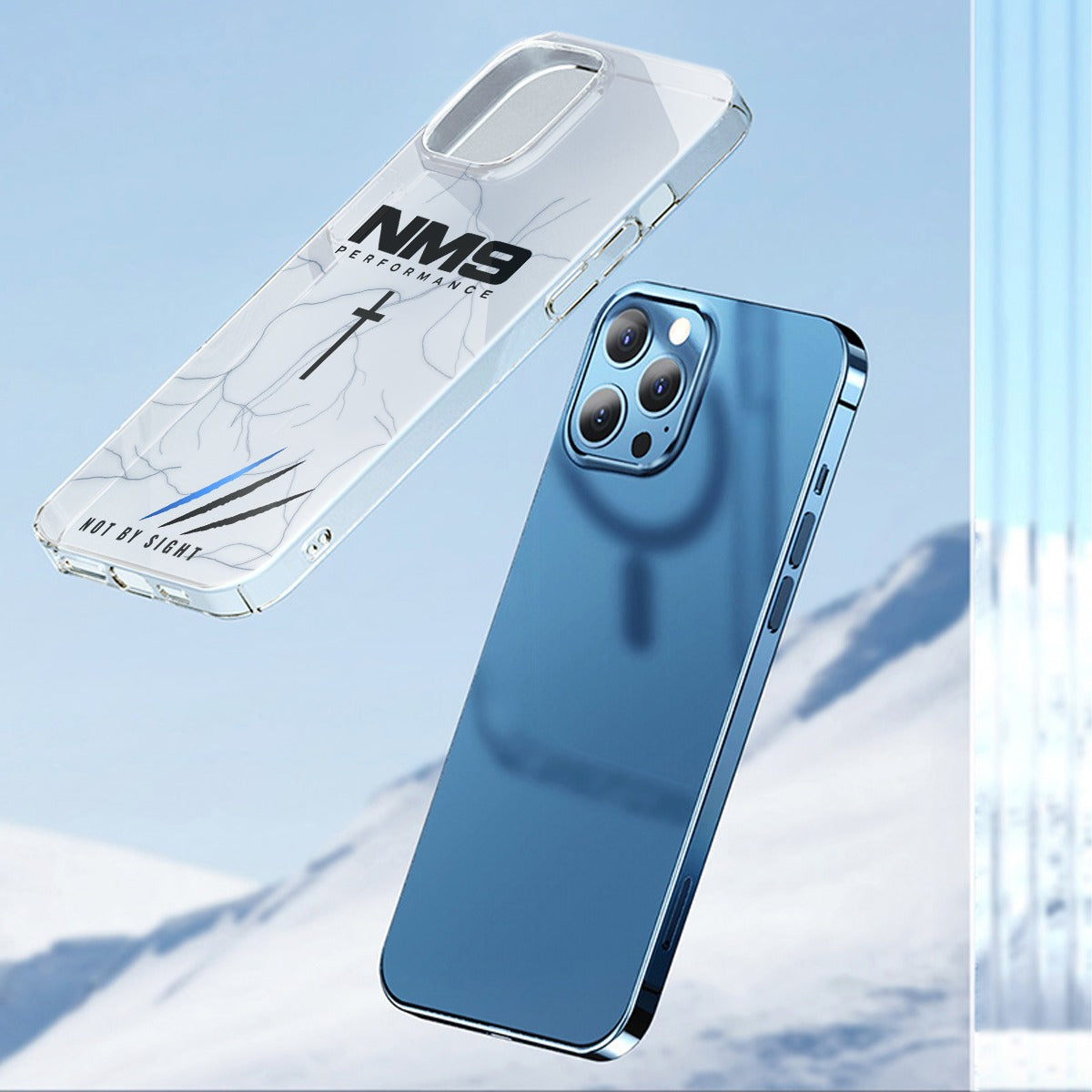 NM9 Phone Case | White Storm | iPhone 14/15 Series