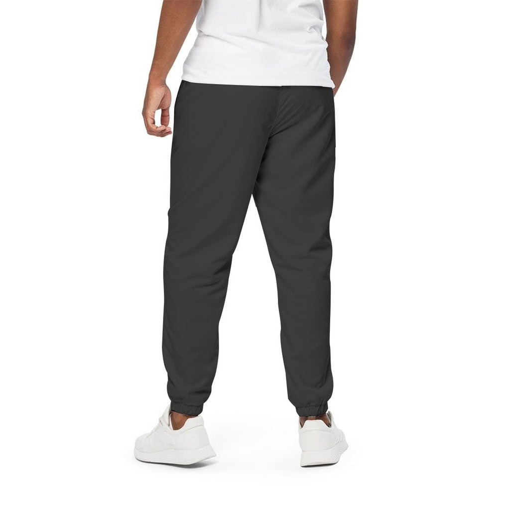 Not By Sight Joggers | Leg Script + Cross | Black
