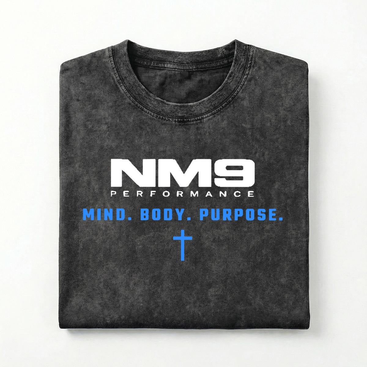 NM9 Performance Heavyweight Tee | Fuel Different | Black