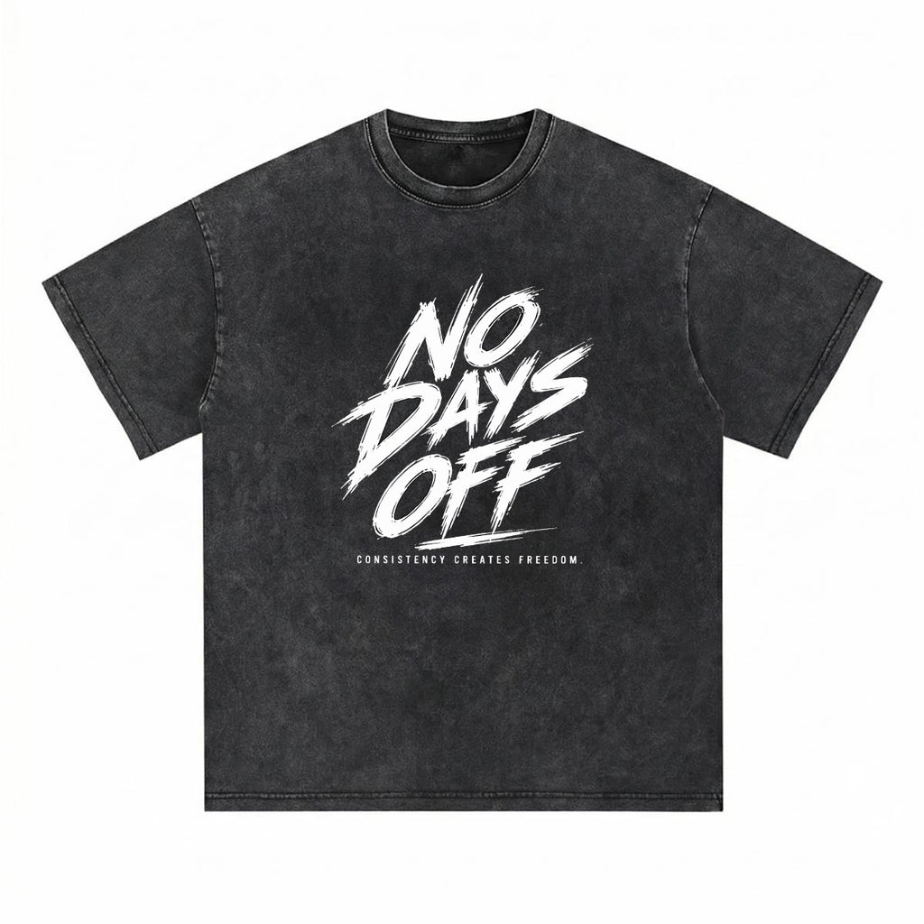 NM9 Executive Collection Heavyweight Tee | No Days Off | Black