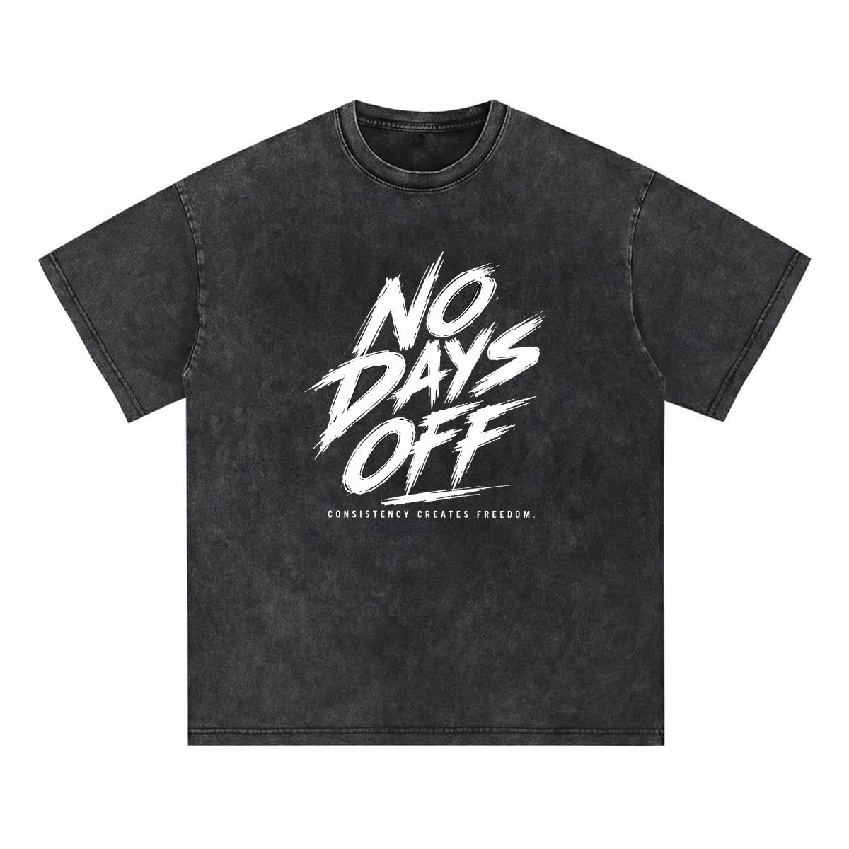 NM9 Executive Collection Heavyweight Tee | No Days Off | Black