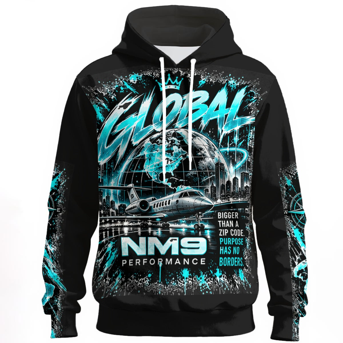 NM9 Ice Collection Hoodie | Global Series | Black