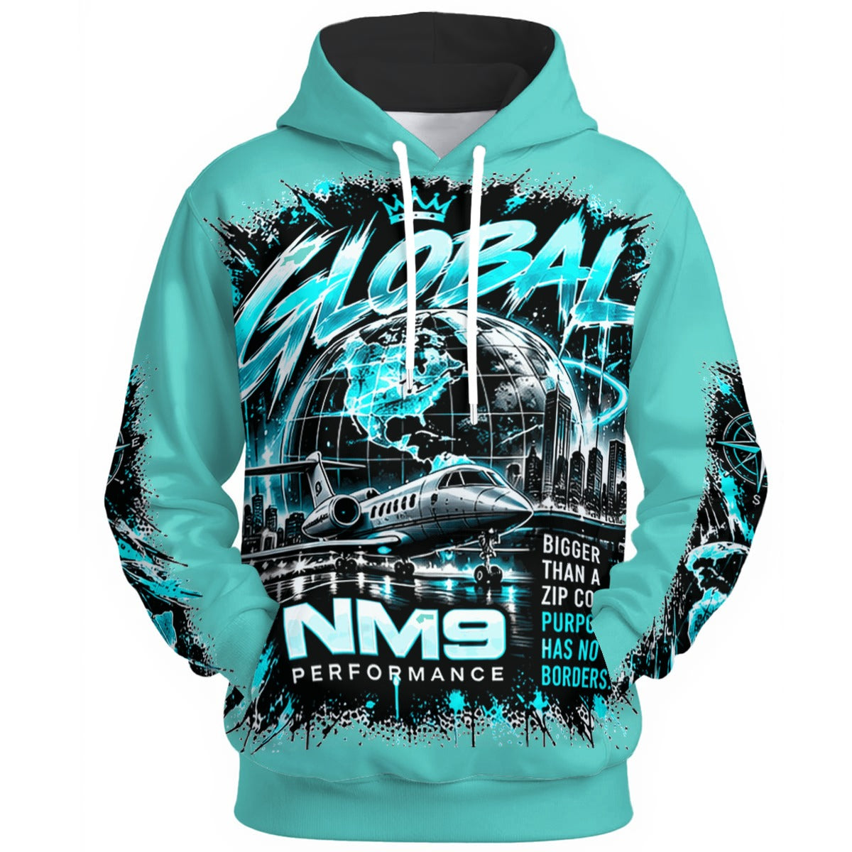 NM9 Ice Collection Hoodie | Global Series | Ice Teal