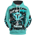 NM9 Ice Collection Hoodie | Not By Sight Series | Ice Teal