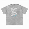 NM9 Signature Series Heavyweight Tee | Built Different For A Higher Purpose | Grey