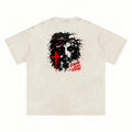 NM9 Executive Collection Heavyweight Tee | Faith Over Fame Crown Of Thorns | Bone