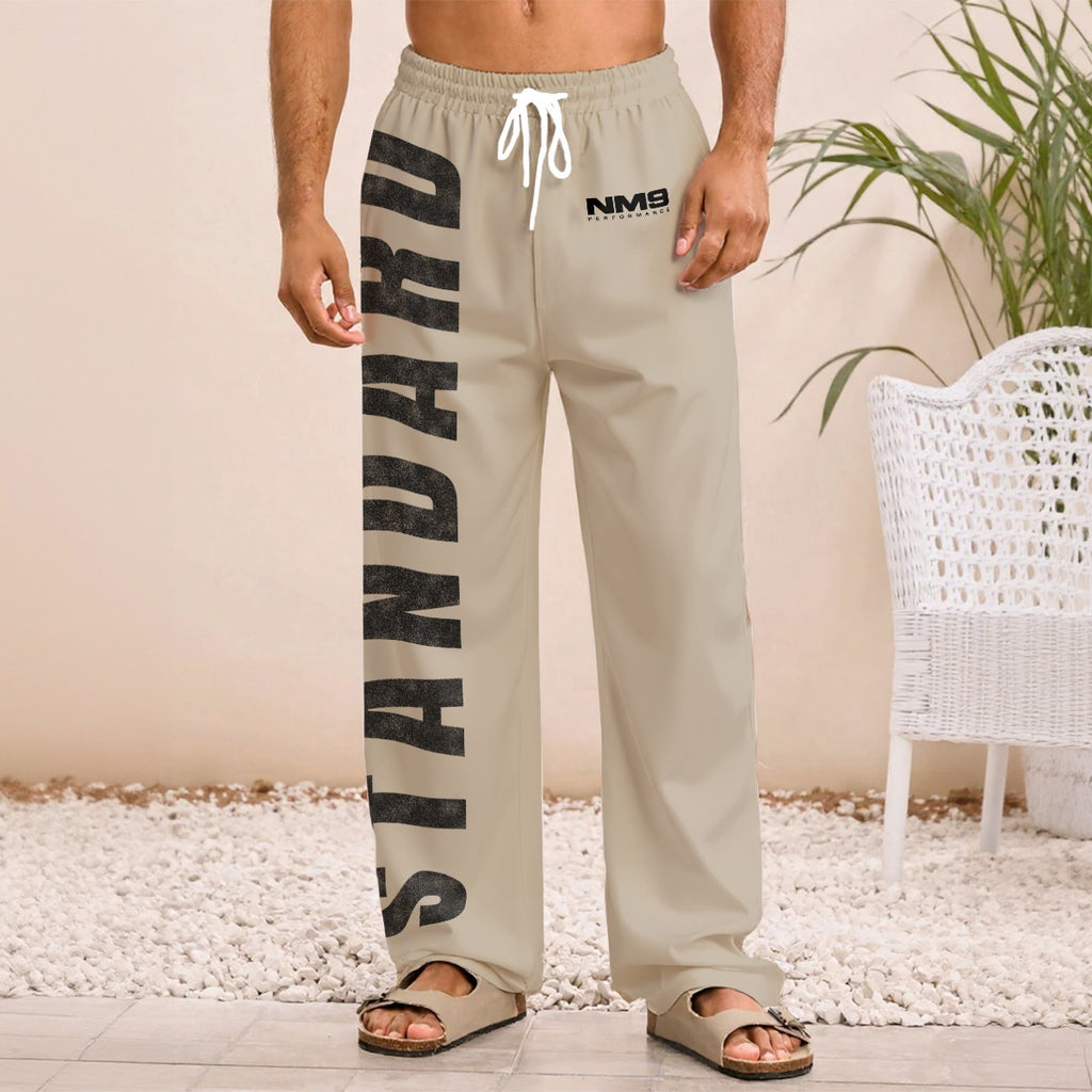 NM9 Standard Collection Track Pants | Discipline Builds Freedom | Sand
