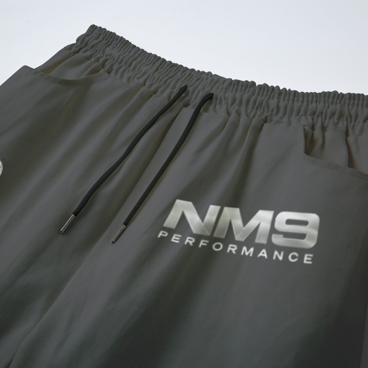 NM9 Signature Series Open Hem Sweatpants | All Glory To God | Steel Gray