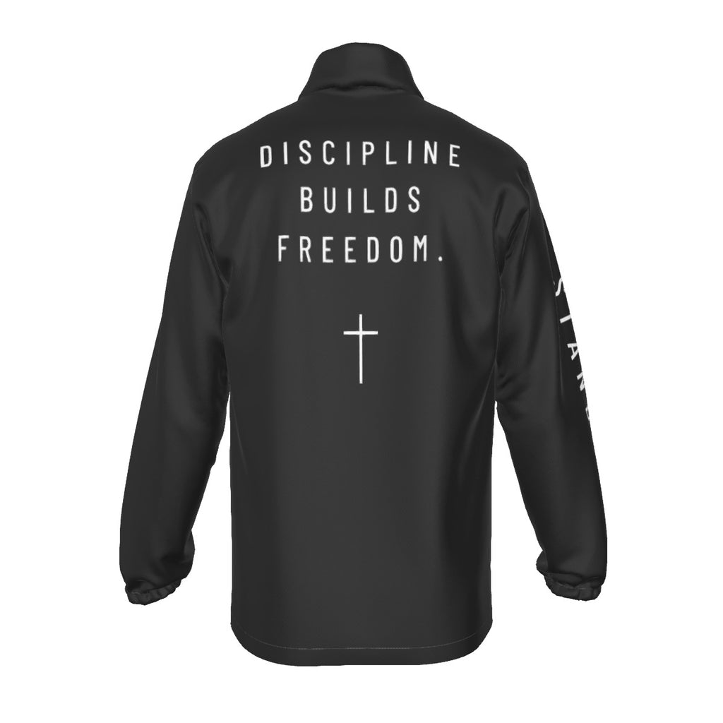NM9 Standard Collection Windbreaker Jacket | Discipline Builds Freedom | Black