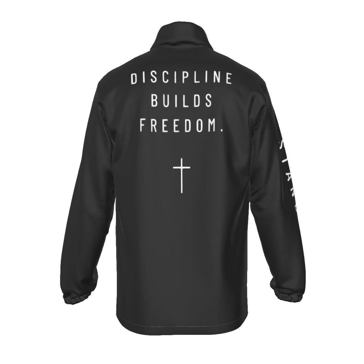 NM9 Standard Collection Windbreaker Jacket | Discipline Builds Freedom | Black