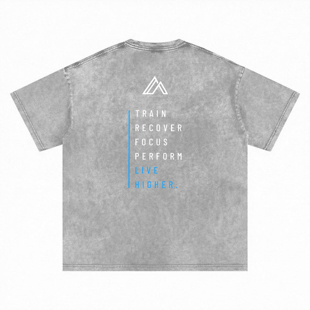 NM9 Ascend Collection Heavyweight Tee | Move Higher | Grey