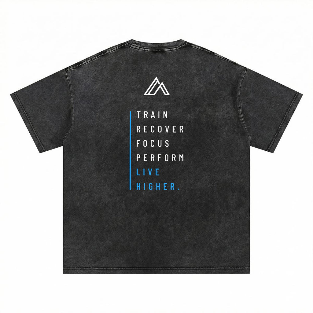 NM9 Ascend Collection Heavyweight Tee | Move Higher | Black