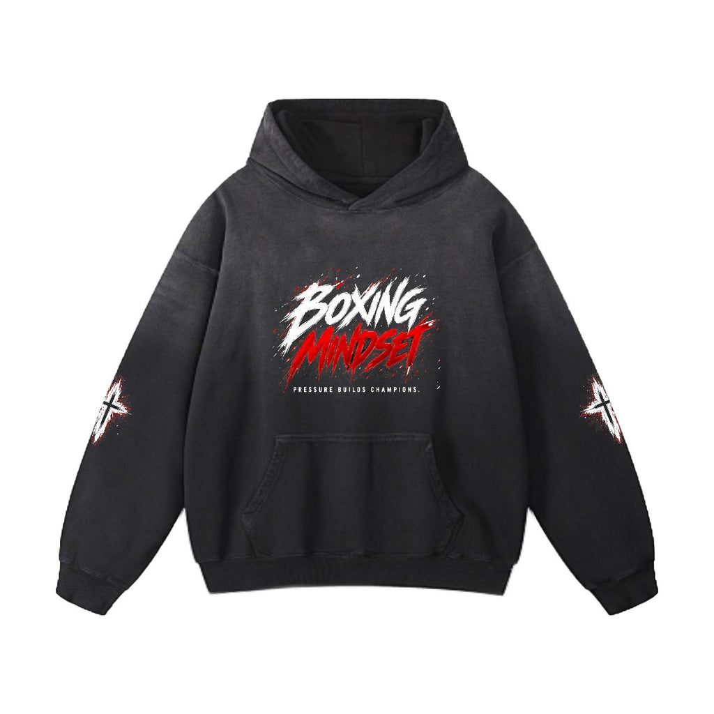 NM9 Executive Collection Heavyweight Hoodie | Boxing Mindset | Black