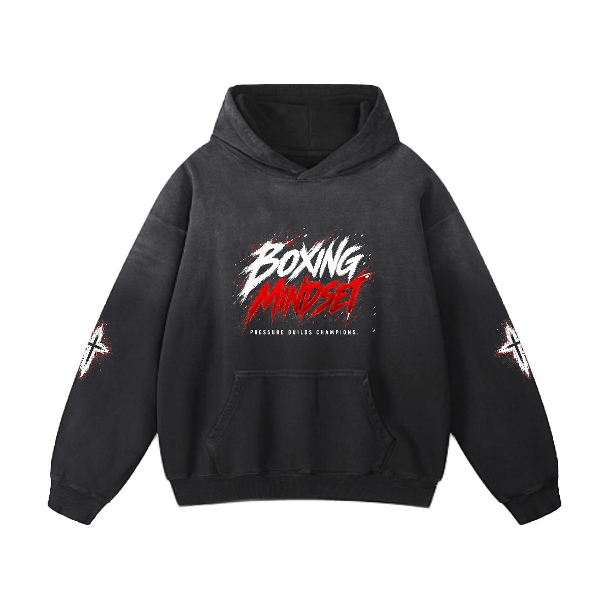 NM9 Executive Collection Heavyweight Hoodie | Boxing Mindset | Black