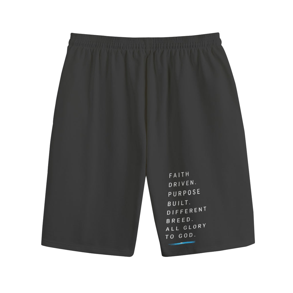 NM9 Signature Series Sweat Shorts | Discipline Builds Freedom | Black