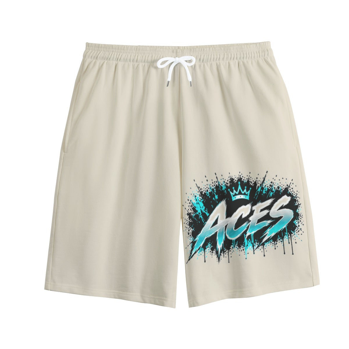 NM9 Ice Collection Sweat Shorts | Aces Series | Bone