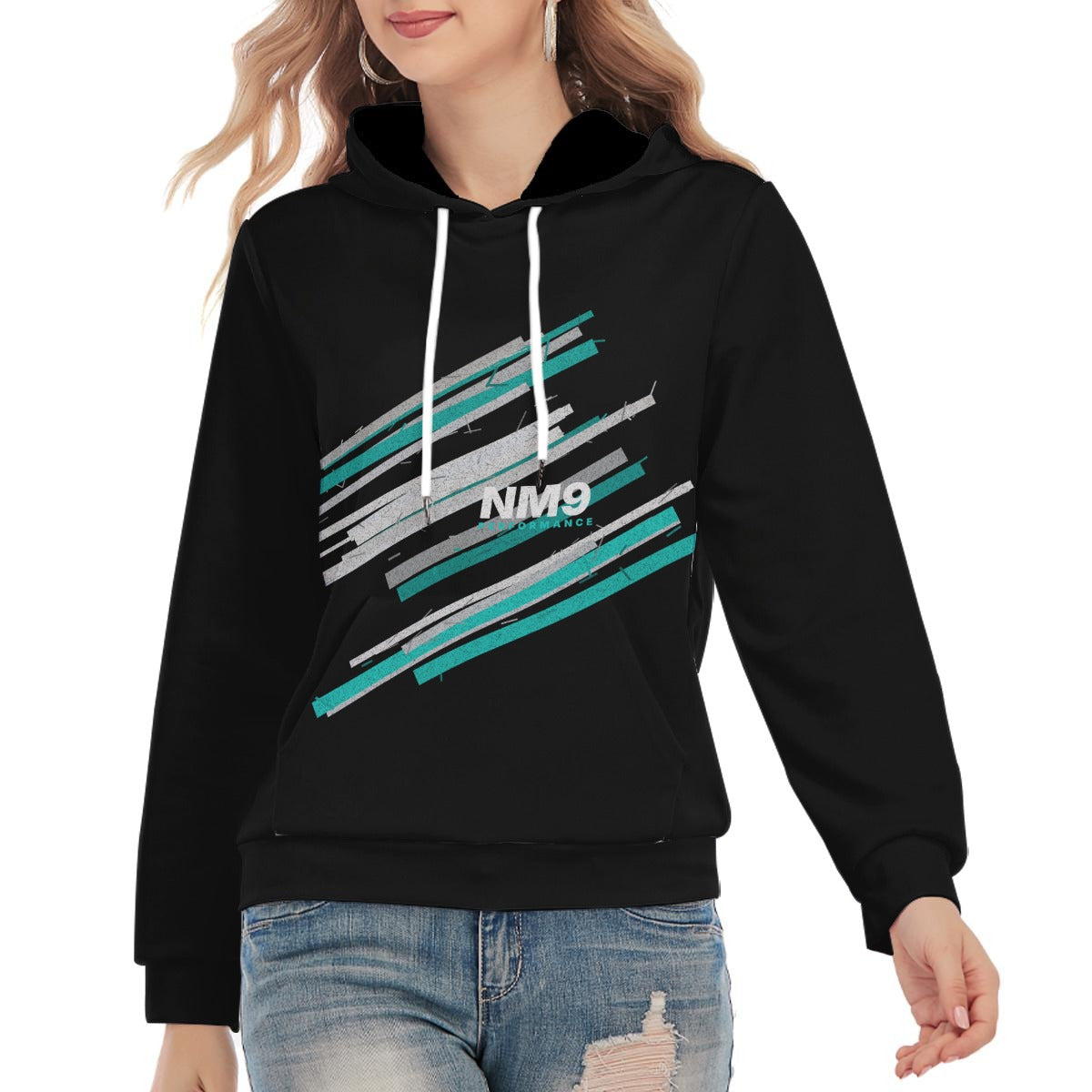 NM9 Ice Collection Hoodie | Ice Streak | Black