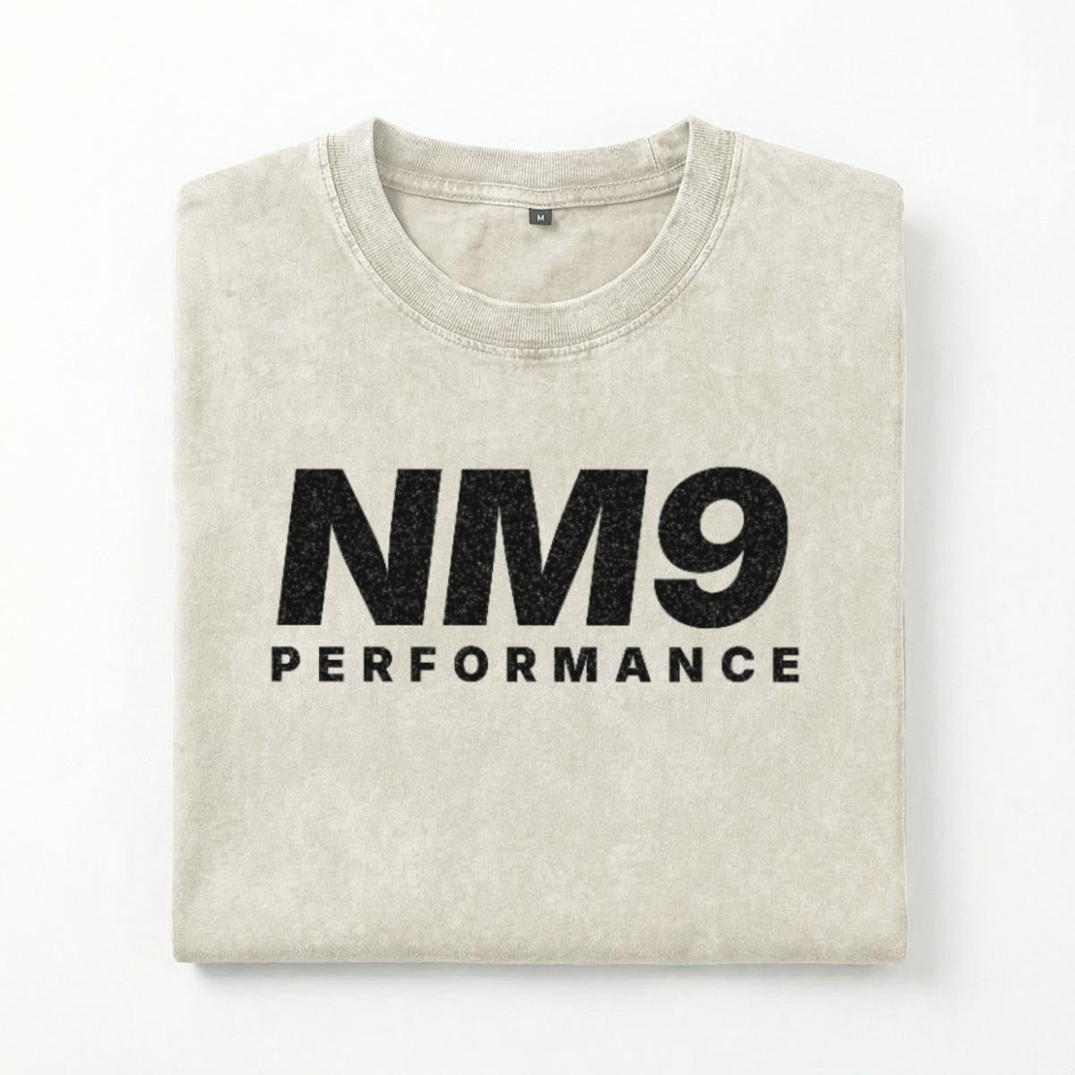NM9 Performance Heavyweight Tee | Signature | Bone