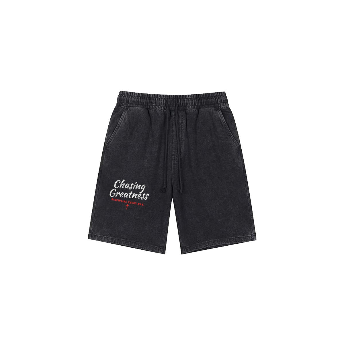 NM9 Performance Heavyweight Sweat Shorts | Chasing Greatness | Black