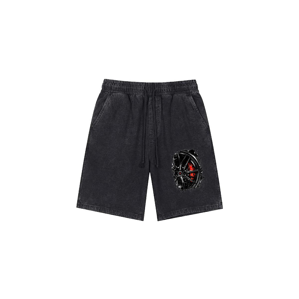 NM9 Executive Collection Heavyweight Sweat Shorts | Supercar Dreams | Black