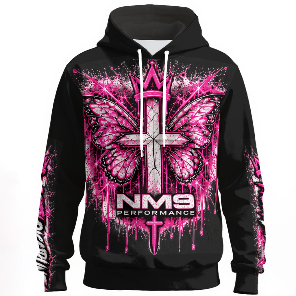 NM9 Pink Collection Hoodie | Pretty Discipline | Black