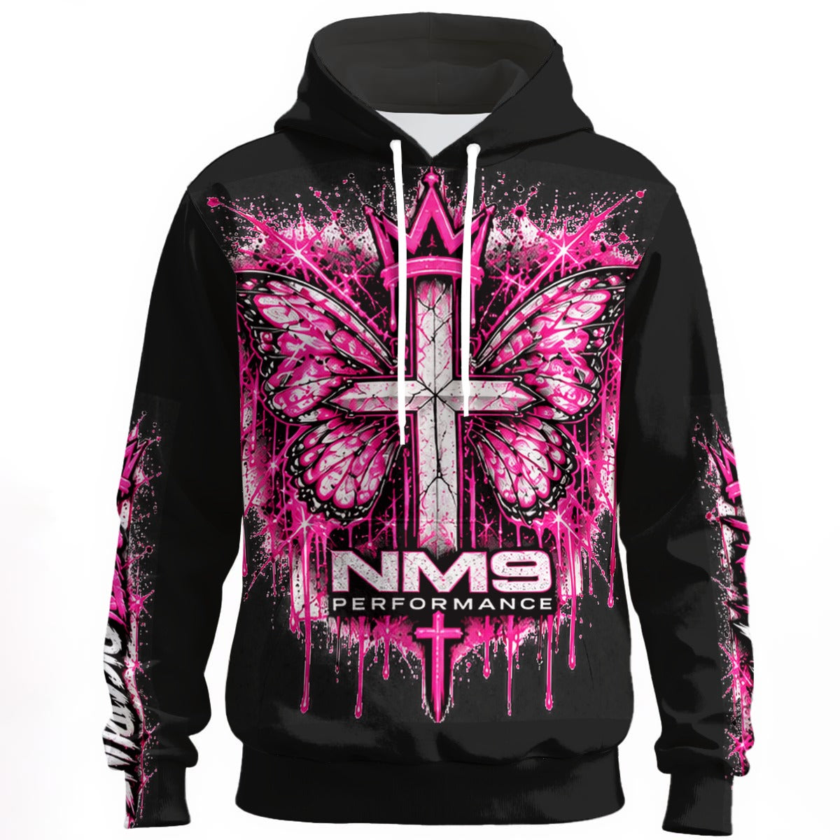 NM9 Pink Collection Hoodie | Pretty Discipline | Black