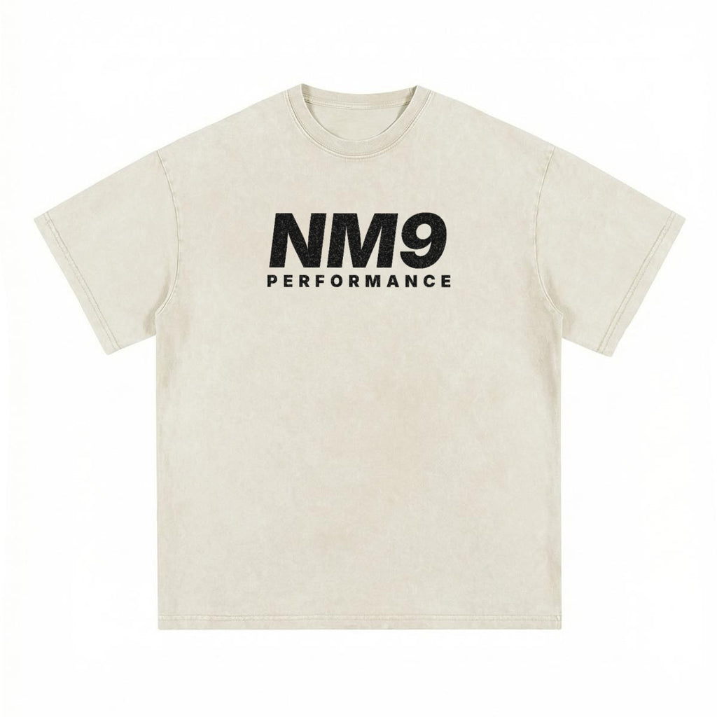 NM9 Performance Heavyweight Tee | Signature | Bone