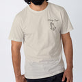 Not By Sight Tee | Praying Hands + John 3:16 Back | Bone