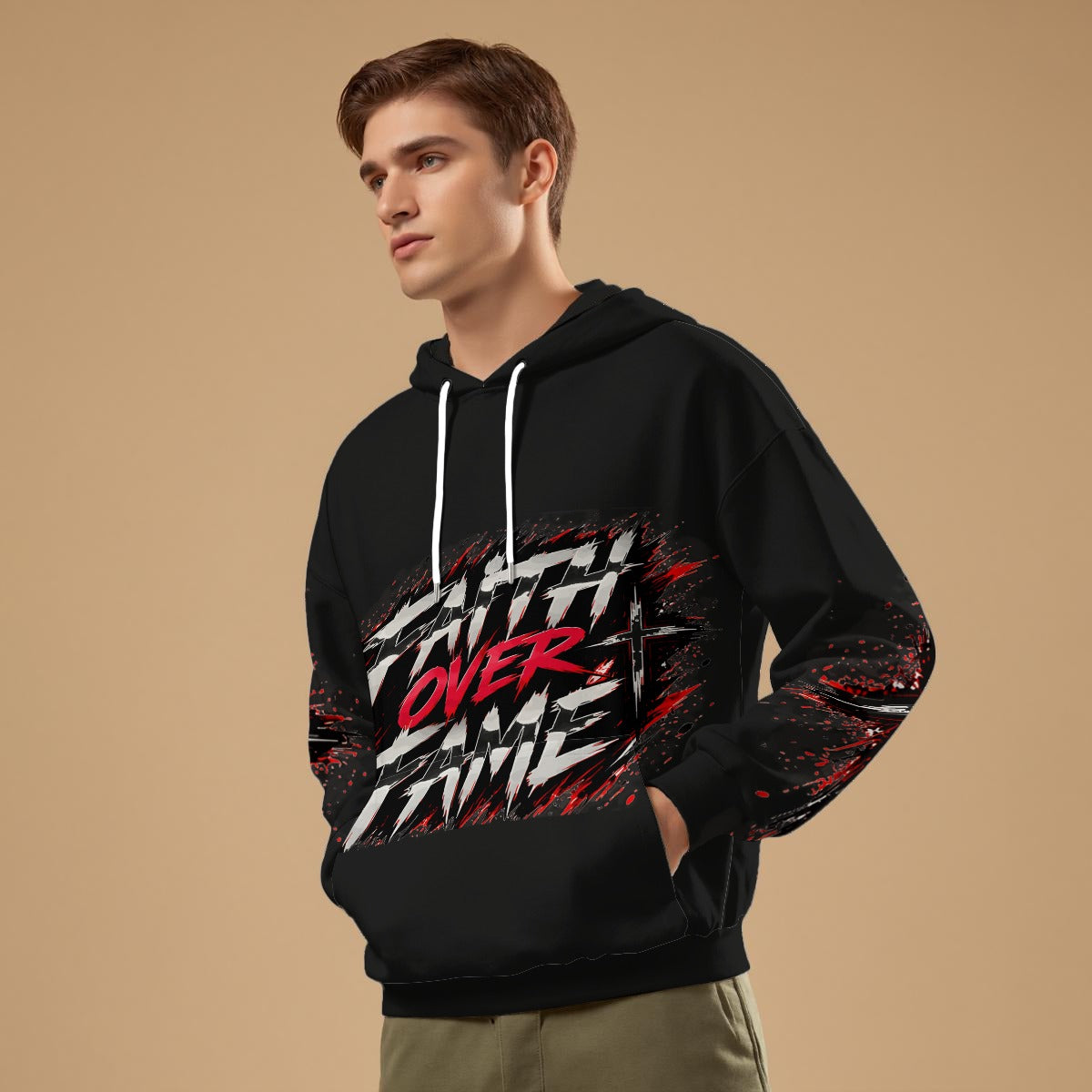 NM9 Executive Collection Hoodie | Faith Over Fame | Black