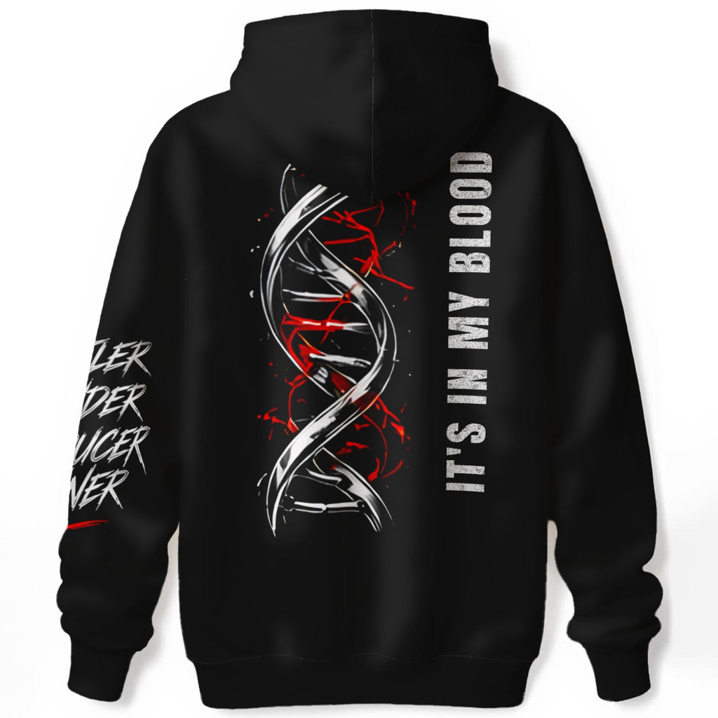 NM9 Bloodline Collection Hoodie | DNA Helix | Black