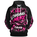 NM9 Pink Collection Hoodie | Chasing More Skyline | Black