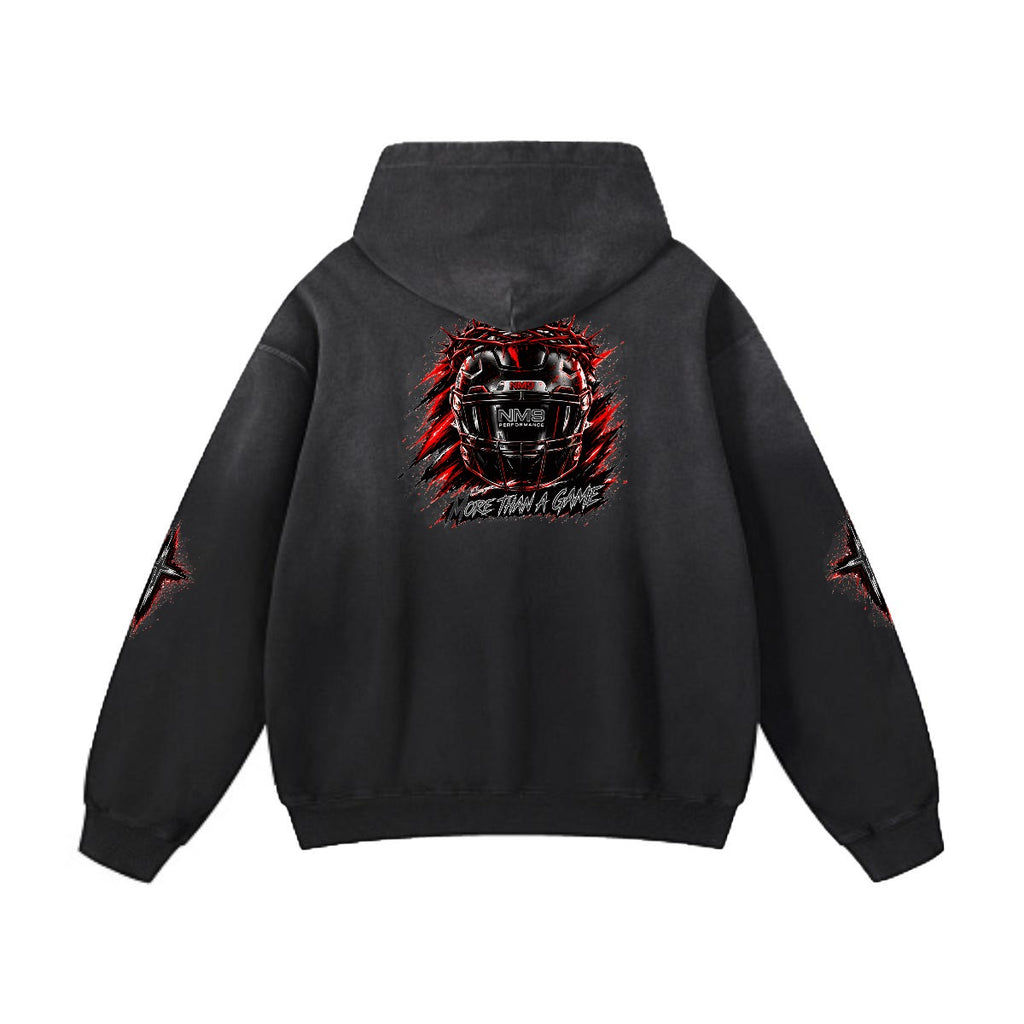 NM9 Executive Collection Heavyweight Hoodie | Faith Over Fame | Black