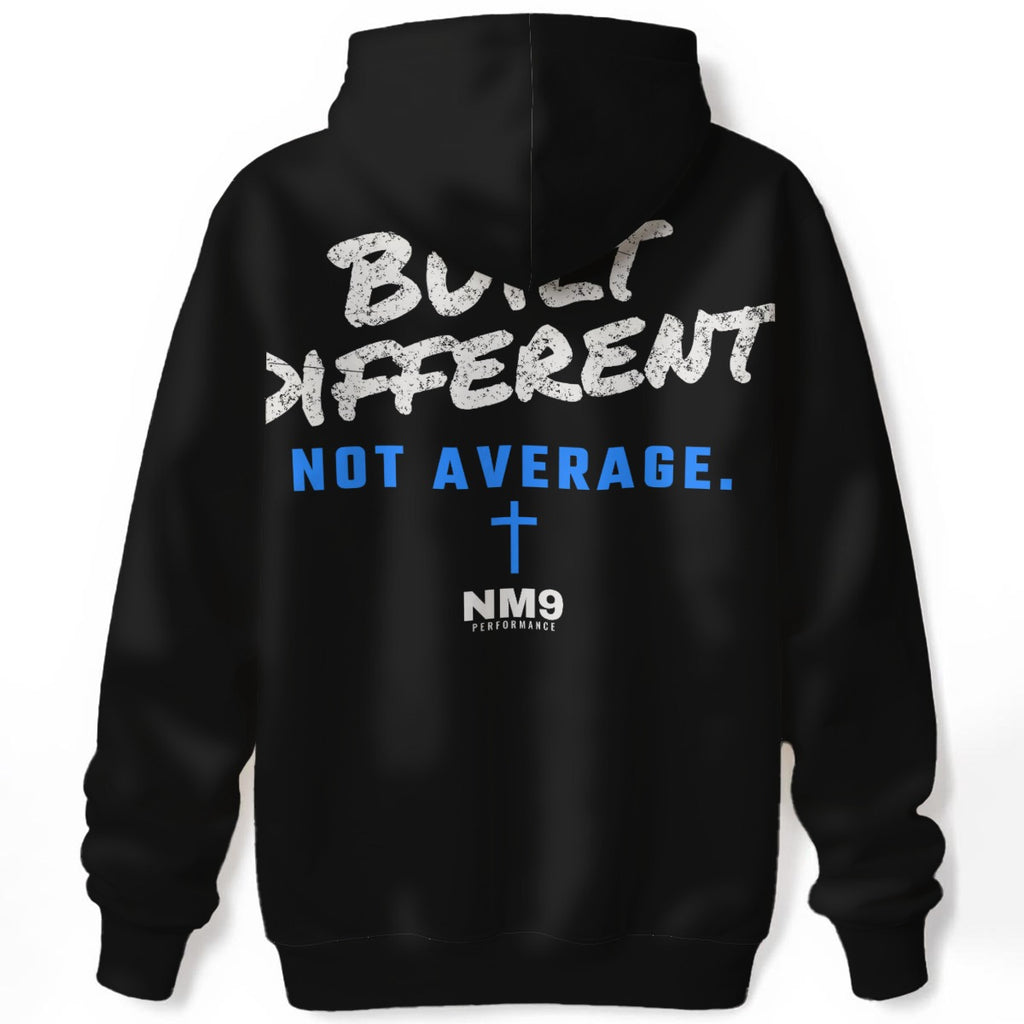 NM9 Performance Hoodie | Built Different | Black