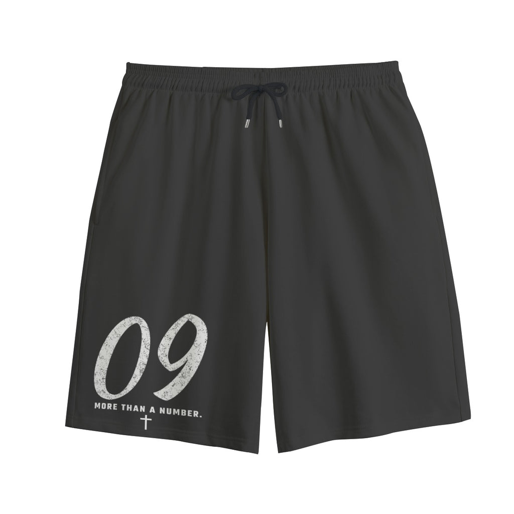 NM9 Performance Sweat Shorts | 09 More Than A Number | Black