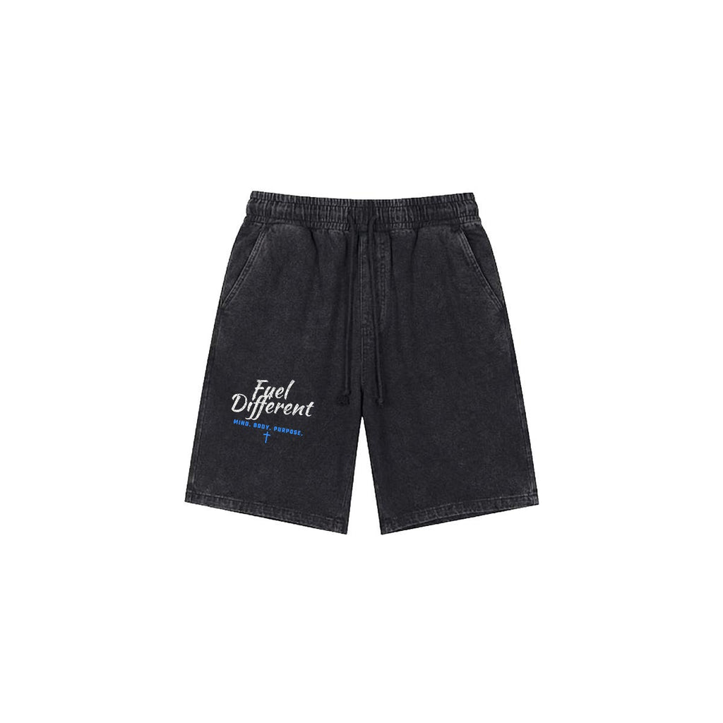 NM9 Performance Heavyweight Sweat Shorts | Fuel Different | Black