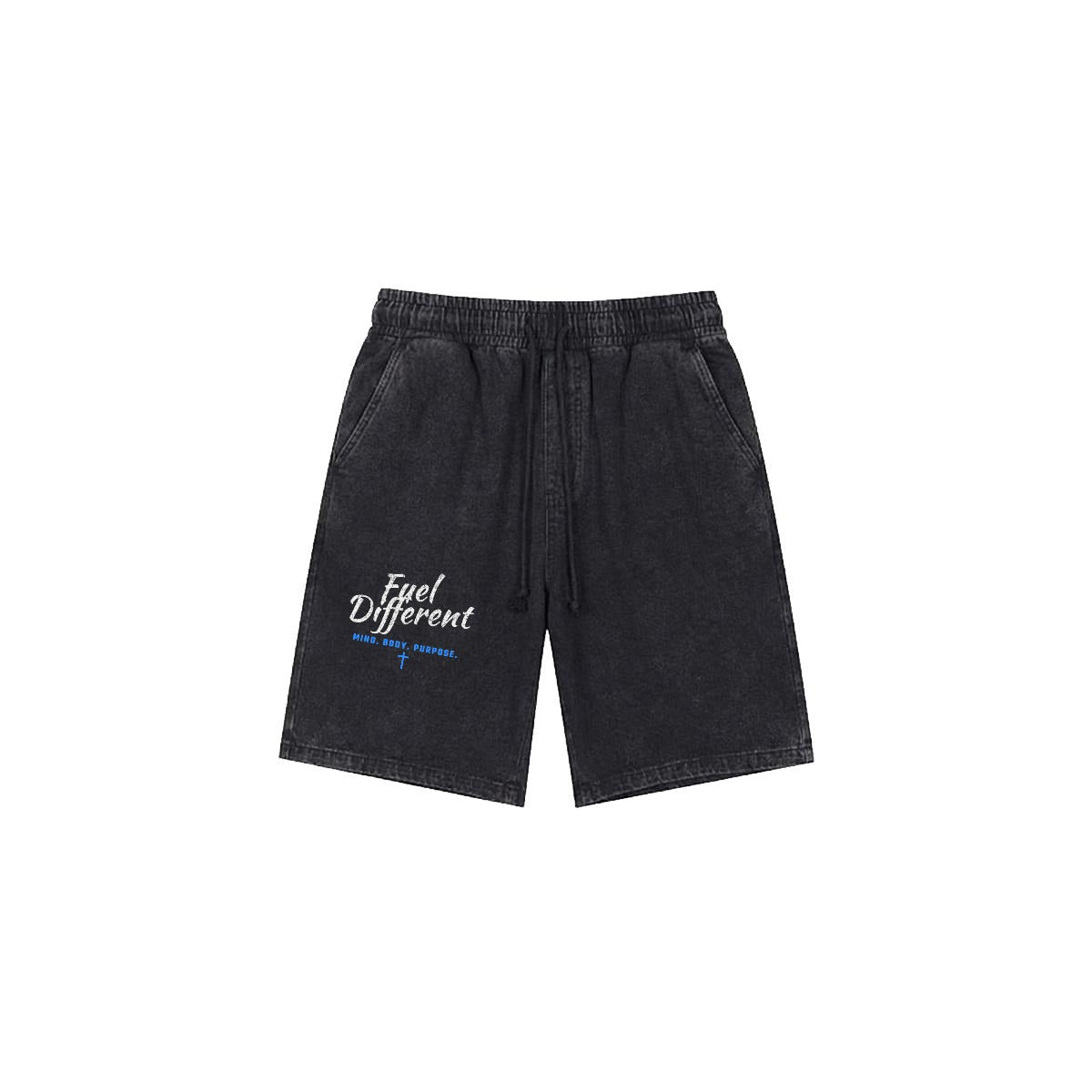 NM9 Performance Heavyweight Sweat Shorts | Fuel Different | Black
