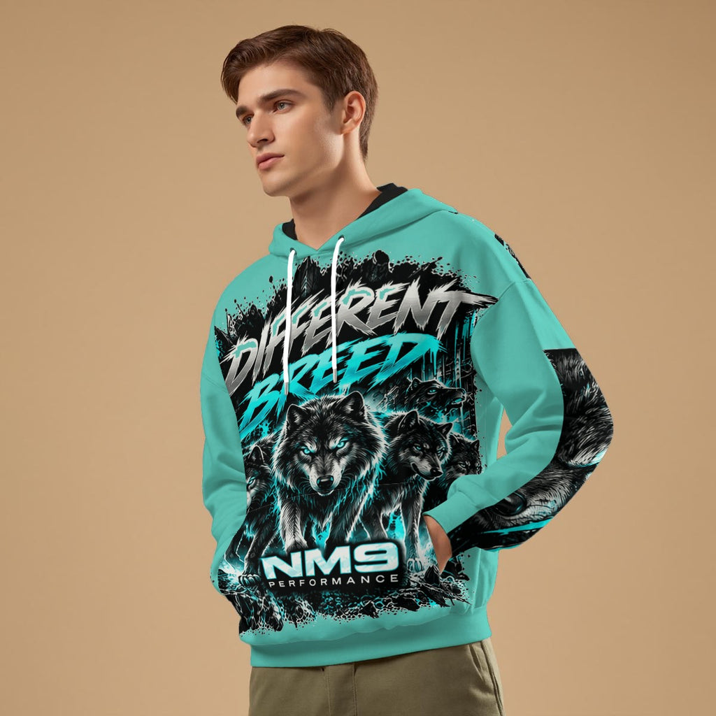 NM9 Ice Collection Hoodie | Different Breed Series | Ice Teal