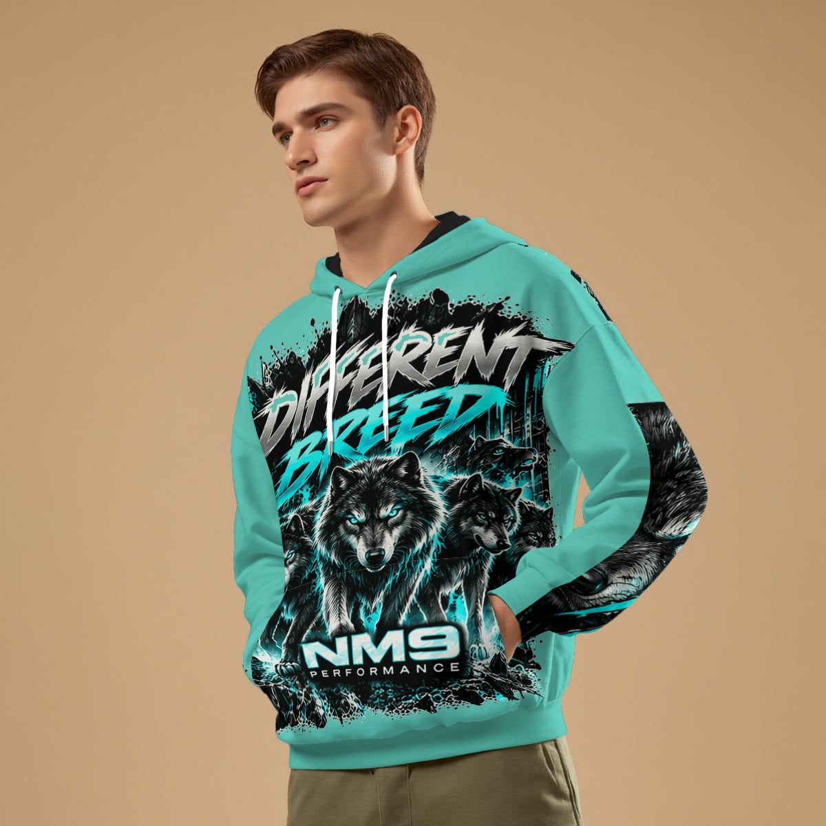 NM9 Ice Collection Hoodie | Different Breed Series | Ice Teal