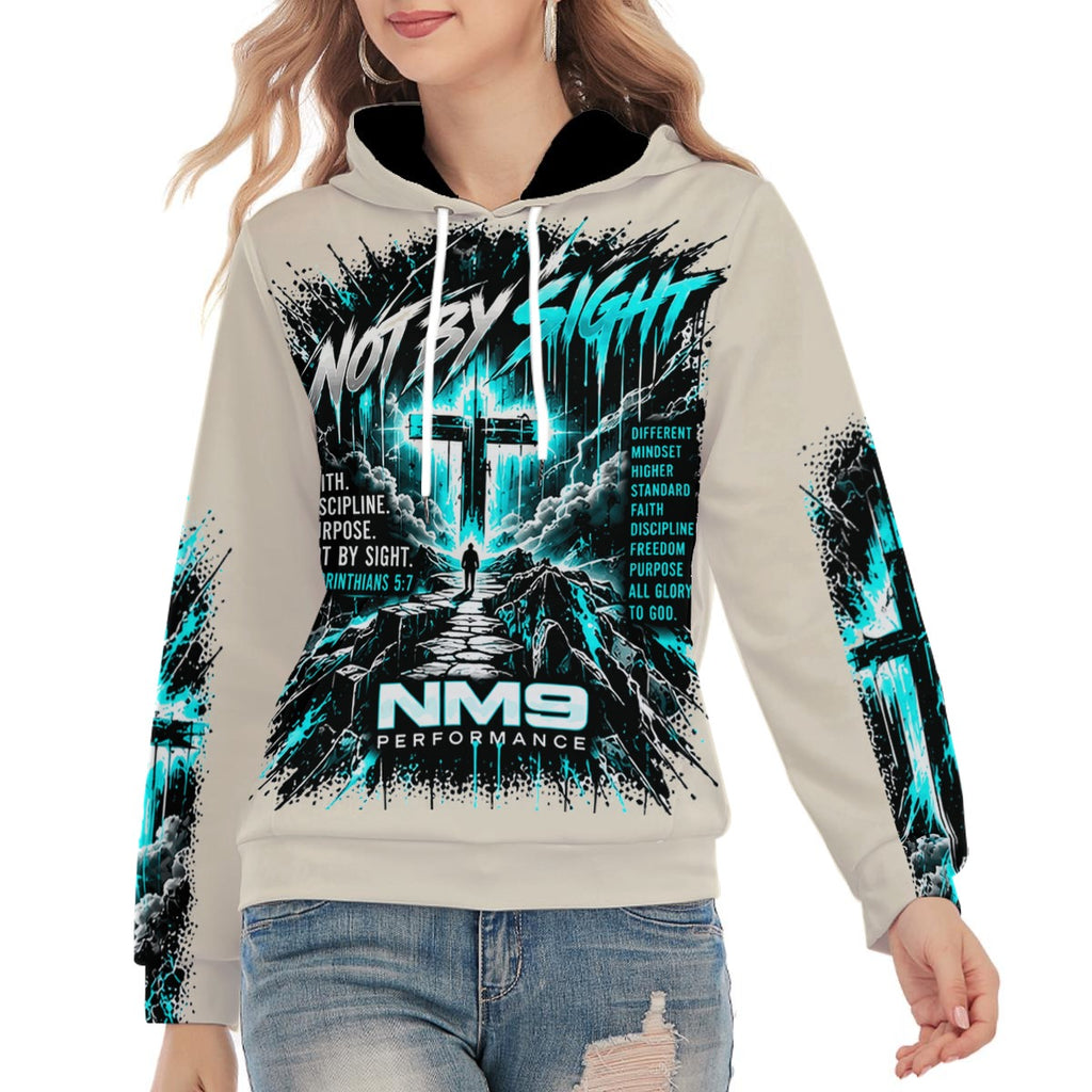 NM9 Ice Collection Hoodie | Not By Sight Series | Bone