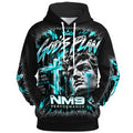NM9 Ice Collection Hoodie | God's Plan Statue Edition | Black