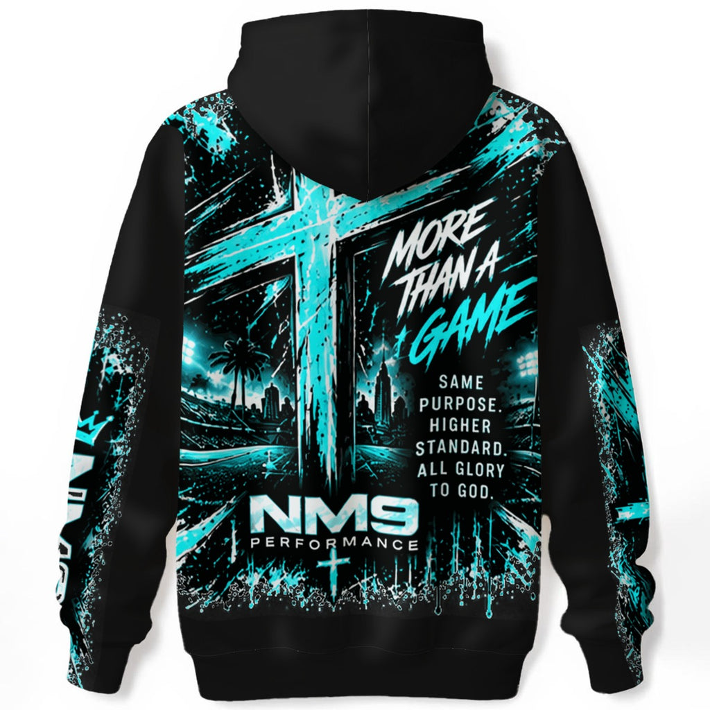 NM9 Ice Collection Hoodie | Girls Built Different Chest | Black