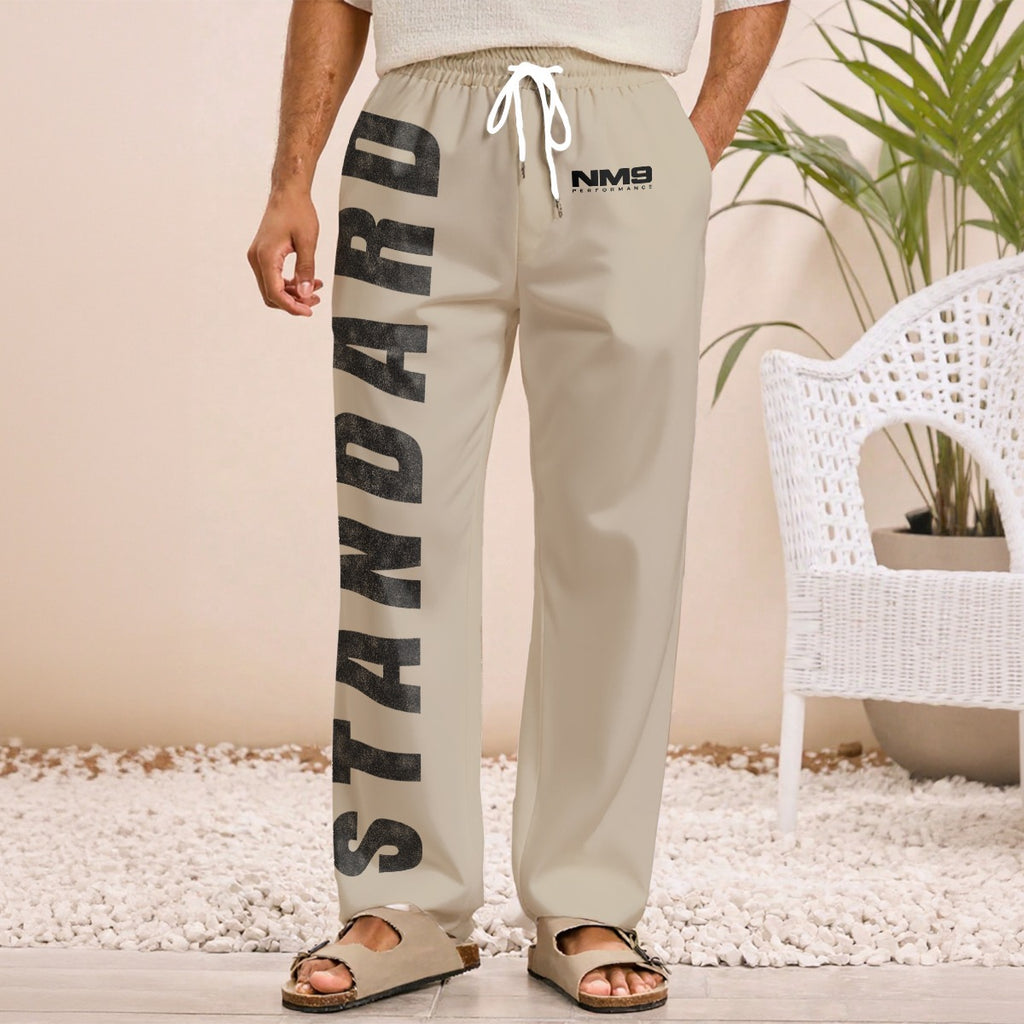NM9 Standard Collection Track Pants | Discipline Builds Freedom | Sand
