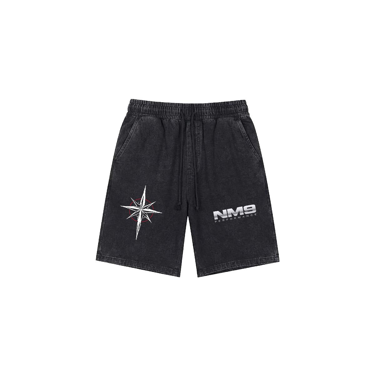 NM9 Hellfire Collection Heavyweight Sweat Shorts | It's In My Blood | Black