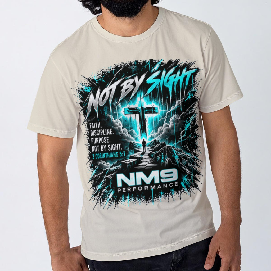 NM9 Ice Collection Tee | Not By Sight Series | Bone